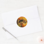 Sticker Rond Bénédiction de Thanksgiving (Enveloppe)