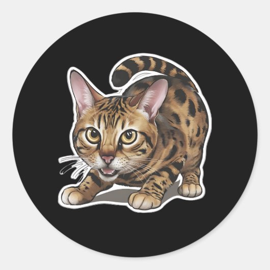 Sticker Rond Bengale (Devant)