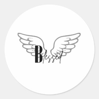 Sticker Rond Béni