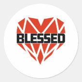 Sticker Rond Béni (Devant)