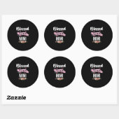 Sticker Rond Béni D'Être Appelé Mimi (Feuille)