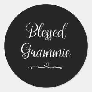 Sticker Rond Béni Grammie