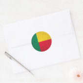 Sticker Rond Bénin (Enveloppe)