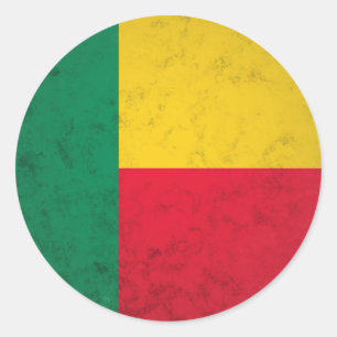 Sticker Rond Bénin