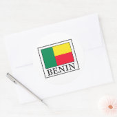 Sticker Rond Bénin (Enveloppe)