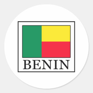Sticker Rond Bénin