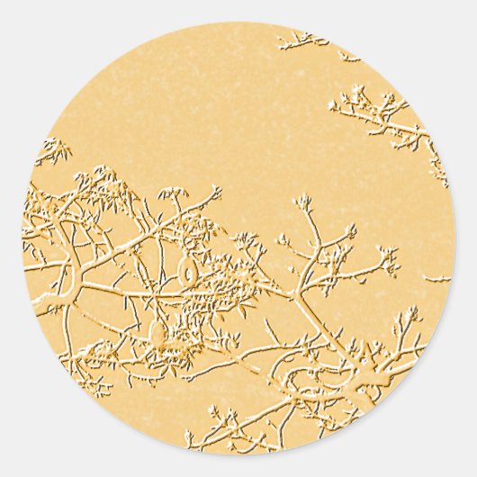 Sticker Rond Bénissez-vous (Devant)