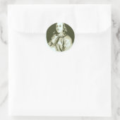 Sticker Rond Benjamin Franklin (Sac)