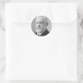 Sticker Rond Benjamin Harrison 23 (Sac)