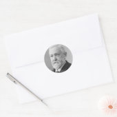 Sticker Rond Benjamin Harrison 23 (Enveloppe)