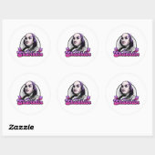 Sticker Rond Benjamin Skanklin (Feuille)