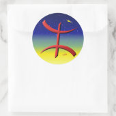 Sticker Rond berbere, kabyle (Sac)