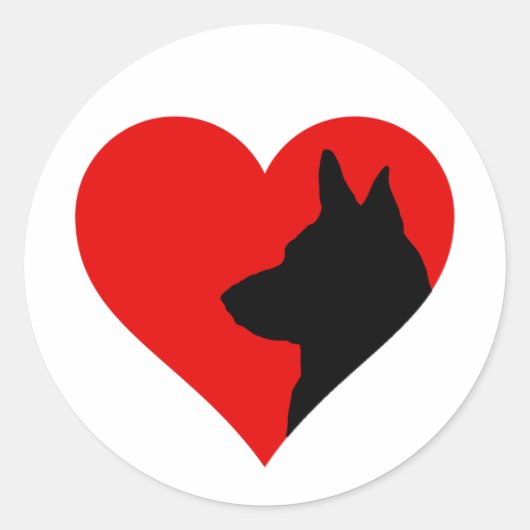 Sticker Rond Berger allemand (Devant)