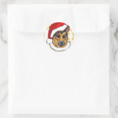 STICKER ROND BERGER ALLEMAND (Sac)