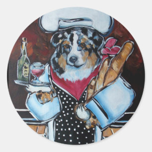 STICKER ROND BERGER AUSTRALIEN CUISINIER