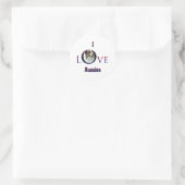Sticker Rond Berger australien I Love (Sac)