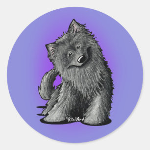 Sticker Rond Berger belge