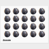 Sticker Rond Berger belge (Feuille)