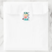 STICKER ROND BERIMBAU CAPOEIRA (Sac)