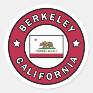 Sticker Rond Berkeley Californie