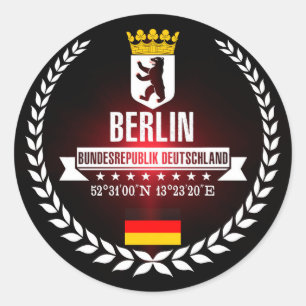 Sticker Rond Berlin