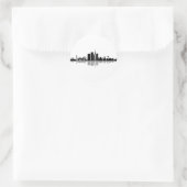 Sticker Rond BERLIN Allemagne Capitale Ville Skyline Silhouette (Sac)