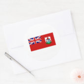 Sticker Rond Bermudes FLAG International (Enveloppe)