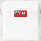 Sticker Rond Bermudes FLAG International (Sac)