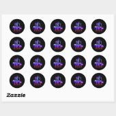 Sticker Rond Bern Ski Et Snowboard Retro 90s Bern Ski (Feuille)