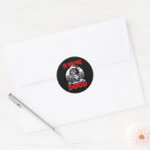 Sticker Rond Bernedoodle Christmas Dog Breed The Christmas Dood (Enveloppe)