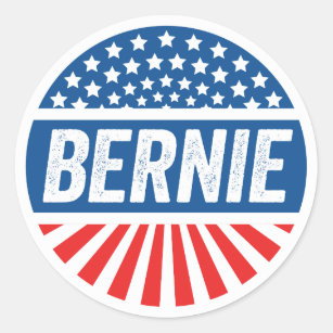 Sticker Rond Bernie vintage