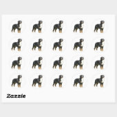 Sticker Rond Bernois debout (Feuille)