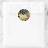 Sticker Rond Berries d'automne (Sac)