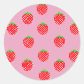 Sticker Rond Berry Beautiful Summer (Devant)