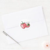 Sticker Rond Berry Good Fun - Fraise Delft (Enveloppe)