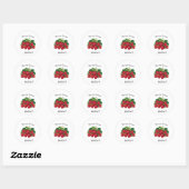 Sticker Rond Berry-licous (Feuille)