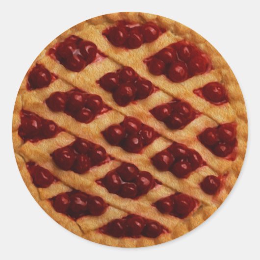 Sticker Rond Berry Pie (Devant)
