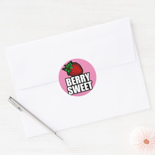 Sticker Rond Berry Sweet (Enveloppe)