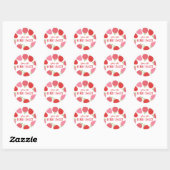 Sticker Rond Berry Sweet (Feuille)