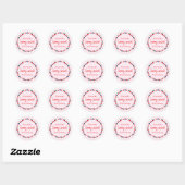 Sticker Rond Berry Sweet Anniversaire (Feuille)