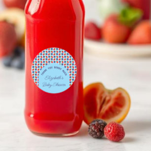 Sticker Rond Berry Sweet Baby shower