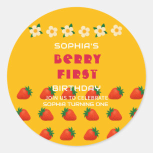 Sticker Rond Berry Sweet Party