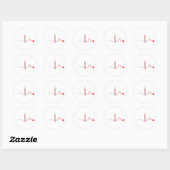Sticker Rond Bertbeat (Feuille)