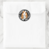Sticker Rond Best Friend Guinée (Sac)