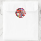 Sticker Rond Best of British Souvenirs (Sac)