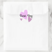 Sticker Rond Bestdog (Sac)