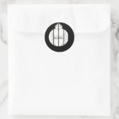 Sticker Rond Bestiail de prison (Sac)