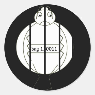 Sticker Rond Bestiail de prison