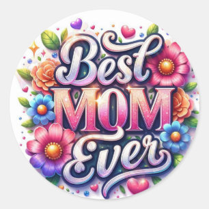 Sticker Rond Bestmère