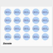 Sticker Rond Bête des oiseaux (Feuille)